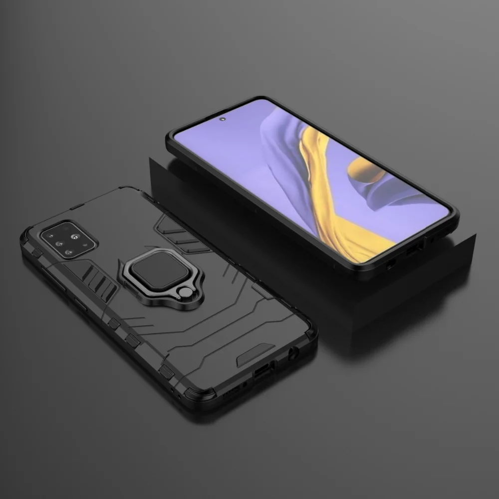 Чехол Tigenkey для samsung Galaxy A51, задняя крышка с подставкой, противоударный чехол для Galaxy A51, чехол