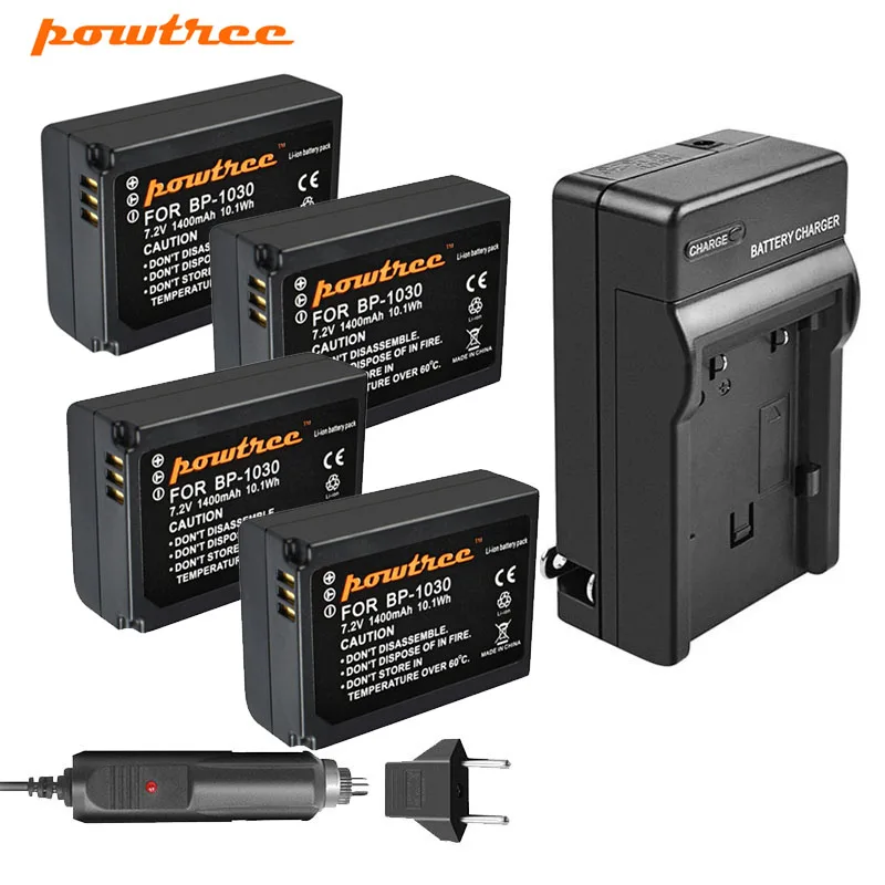 

Powtree 1400mAh BP-1030 BP1030 Replacement Camera Battery + Charger For Samsung NX200 NX210 NX300 NX1000 NX1100