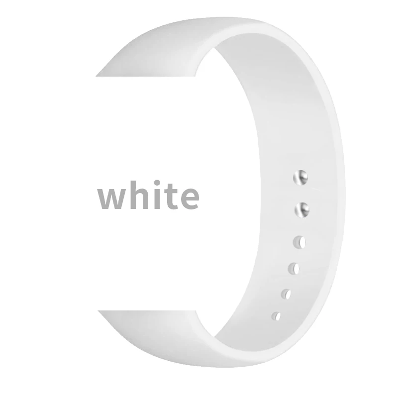 Ремешок силиконовый для iWatch Band 40 мм сменный резиновый браслет часов SE 6 5 4 44