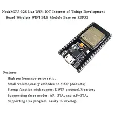 1pc NodeMCU-32S lua wifi iot placa de desenvolvimento módulo sem fio base do módulo na operação esp32 simples e conveniente pequeno