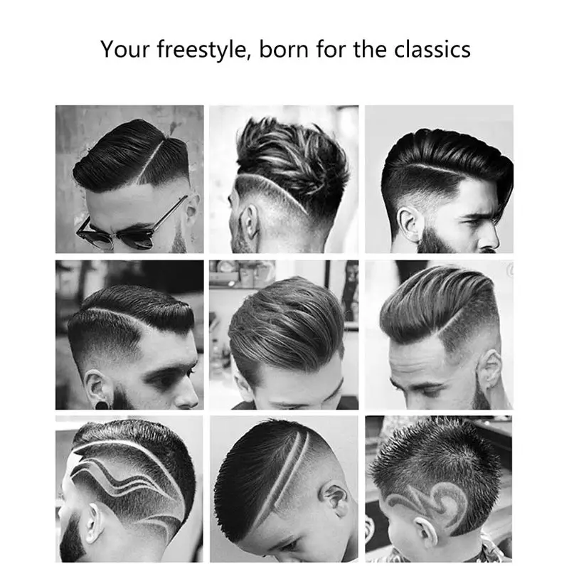 Electric Trimmer Low Noise Rechargeable Hair Clipper Cordless Shaver Razor Hairdressing Machine