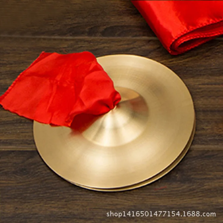 Small Copper Cymbal Bright Cymbal 15cm 19 Cm 24 Cm Brass Three-and-a-half Sentence Props Instrument Percussions