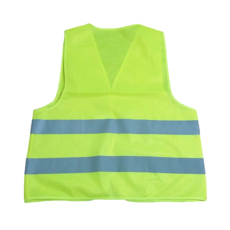 High Visibility Warning Reflective Safety Vest Construction Traffic Personnel Warp Knitted Fabric Cothing