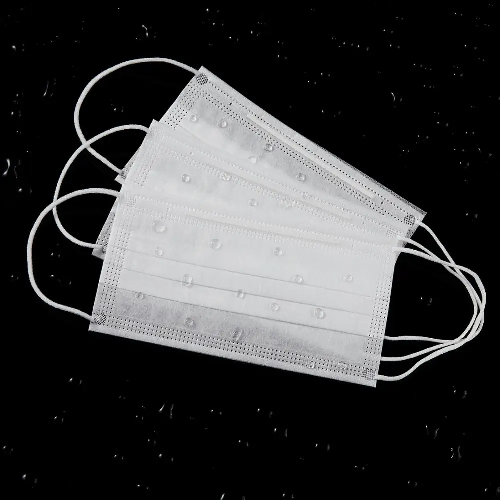 

50pcs Dustproof Anti-fog Breathable Face Mask Anti virus 3 Layers Mouth Face Mask One Time Safety Elastic Facial Dust-Proof Mask
