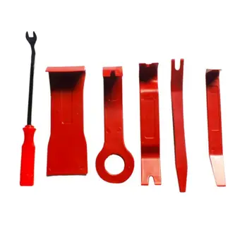 

Car Audio Disassembly Tool Interior Buckle Door Panel Removal Modification Tool Red Horn Screwdriver Rocker 6 Piece Set