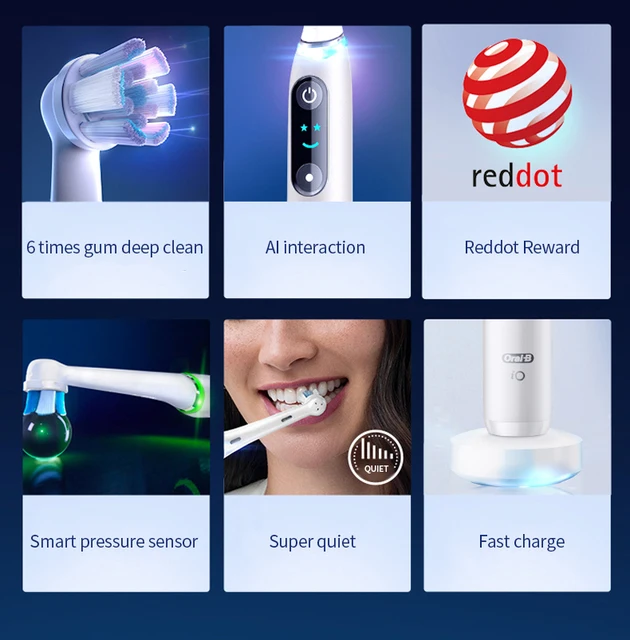 Cepillo de dientes Eléctrico Oral B IO9 7 Modos – mobileHUT Mayorista