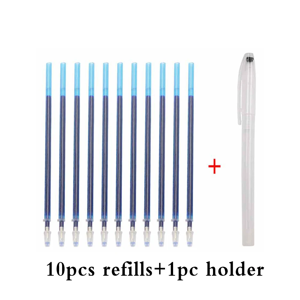 10Pcs Ink Disappearing Fabric Marker Pen Colored Water Erasable Pen For Quilting Fabric Craft DIY Dressmaking Sewing Accessories 