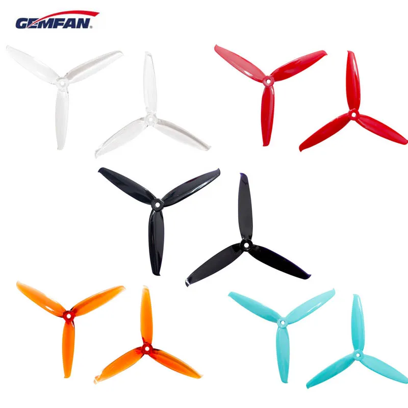 2 пары Gemfan Flash 6042 6x4 2x3 6 дюймов 3 лезвия PC CW CCW Пропеллер для RC моделей Мультикоптер