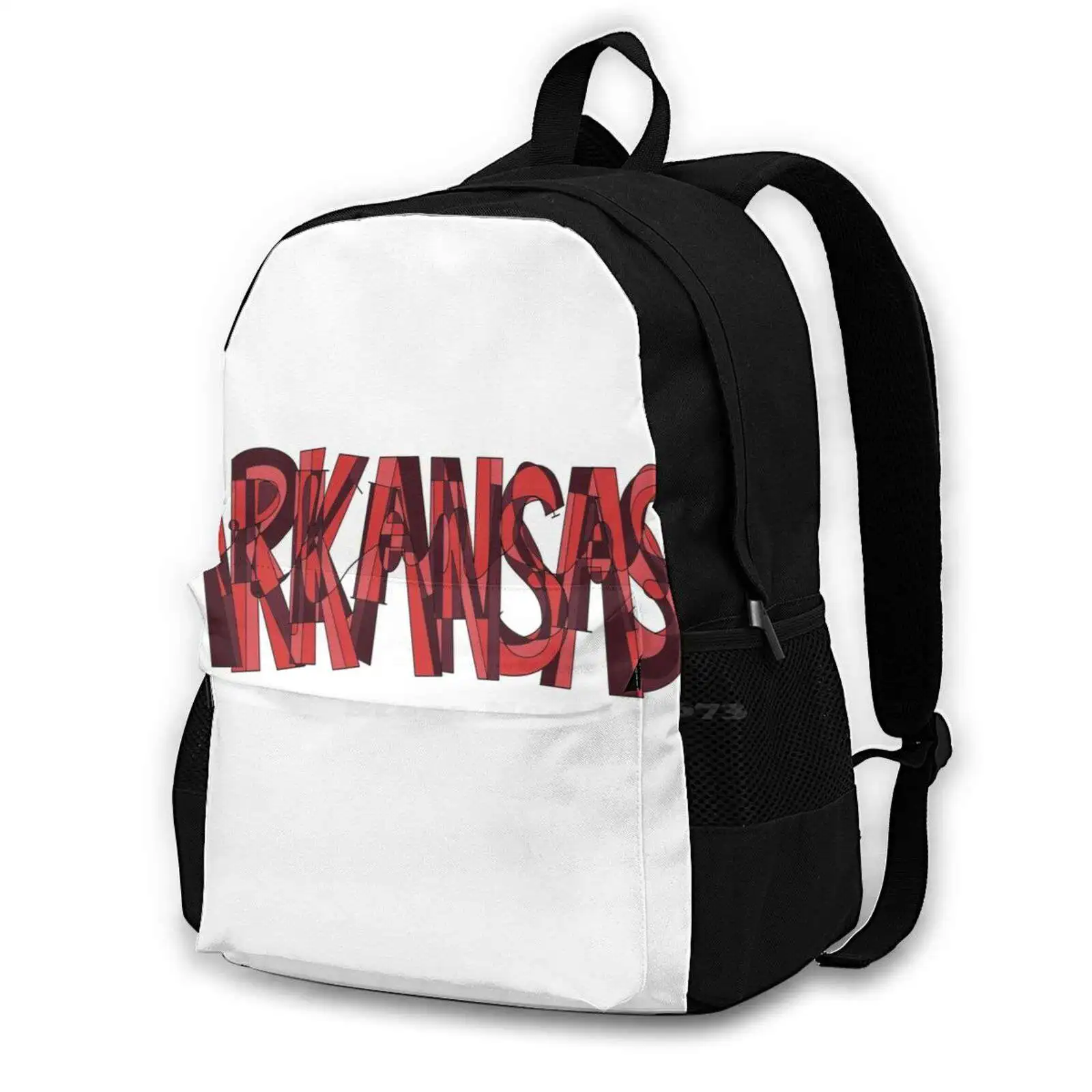 

Дорожные школьные ранцы для ноутбука для мужчин и женщин, красные и фиолетовые туфли с надписью «Little Fayetteville», «Горячие пружины»