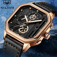 

2021 Casual Men Watches Top Brand Luxury Business Men WristWatch Leather Chronograph Quartz Watch Waterproof Gift for Men