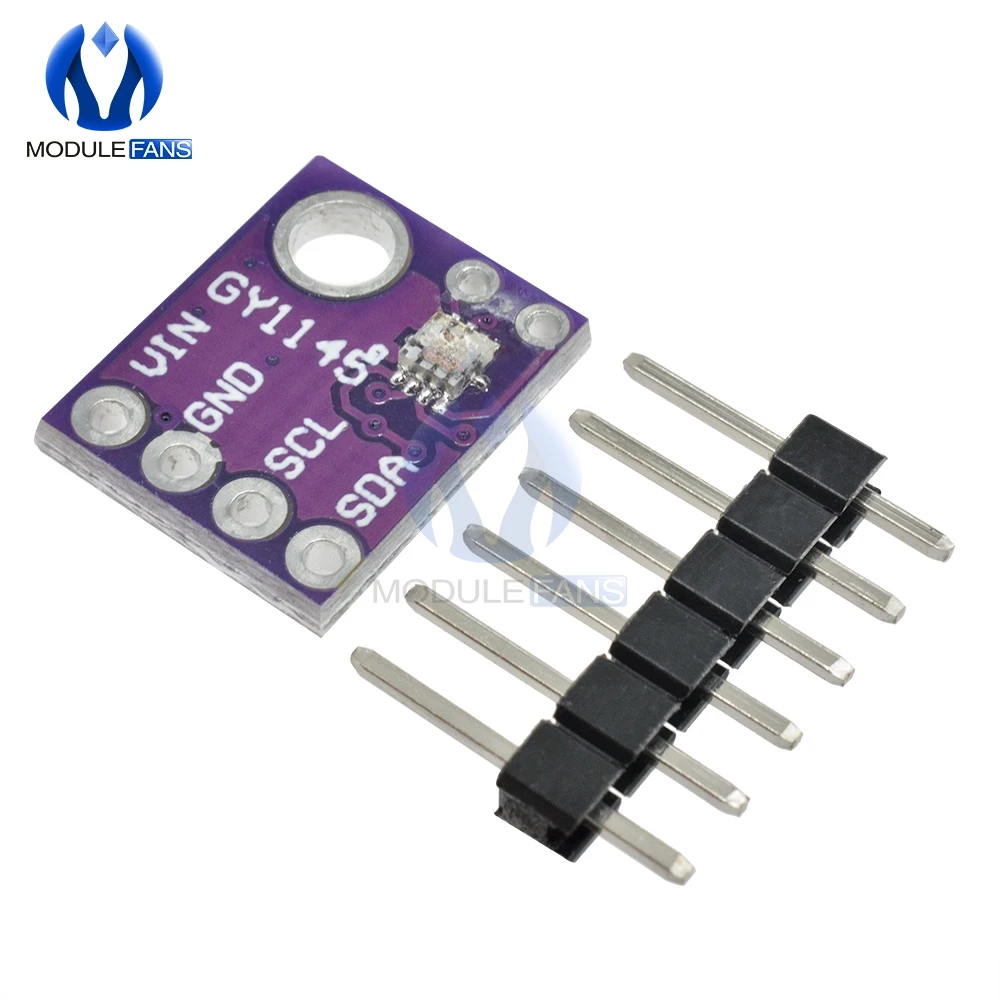 SI1145 УФ ИК Видимый датчик GY1145 6Pin заголовок свет Breakout доска Diy модуль цифровой датчик с 6P штыревой заголовок I2C IIC