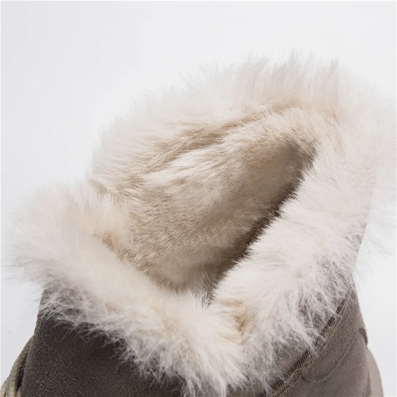 RASMEUP/женские зимние ботинки из натуральной кожи на платформе коллекция 2019 года