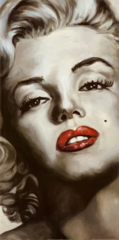

Handmade Marilyn Monroe Wall Canvas Painting Wall Art for Home Living Room Wall Dйcor
