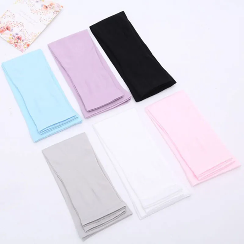 1Pair Arm Warmers Sleeves Sun UV Protection Sport Safety Sleeves Summer Arm Cover Cooling for Running Fishing Cycling Sportswear
