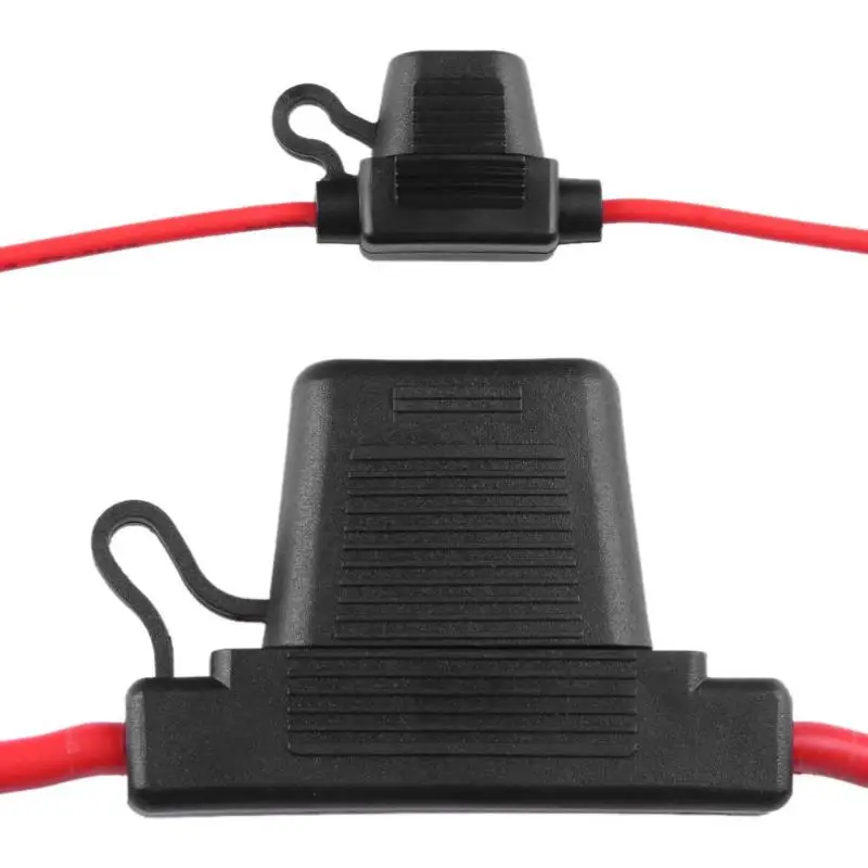 18AWG 10AWG держатель предохранителя провод в линии ПВХ мелкомасштабный свинцовый Тип Практичный автомобиль лезвие водонепроницаемый колпачок для Авто Грузовик 160 мм