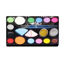 12 цветов Вспышка татуировки тело лицо Живопись Необычное платье искусство использование на макияж для вечеринки по случаю Хэллоуина инструмент красота Быстрая