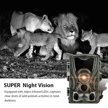 

Hunting Camera 0.3s Trigger Time Night Version Photo Trap 16MP 1080P IP65 Wildlife Hunting Camera Surveillance Cams