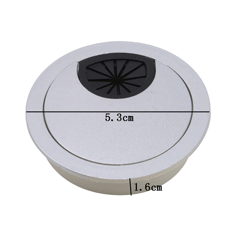 1pc Cable Hole Covers Round Computer Desk Grommet Cable Hole Covers Furniture Hardware Outlet Port Surface Line Sort Out Tools