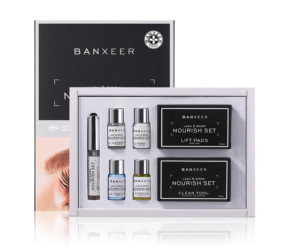 BANXEER Lash Lift Kit Perming Brow Laminate Nature Eyelash and Brow
