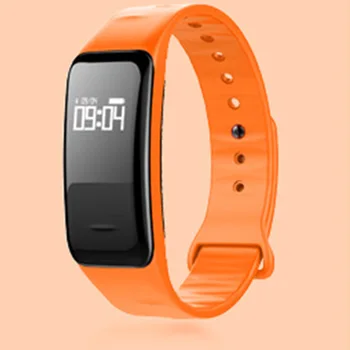 

C1 IP67 BLuetooth OLED touchable screen health smart band heart rate sleep monitor pedometer IM reminder for IOS/Android phone