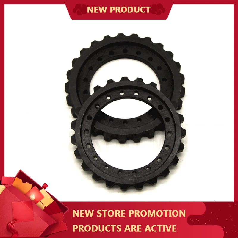 

Remote Control Hydraulic Excavator Model Drive Wheel Gear Ring Gear Plate Crawler Drive Wheel Model Walking Drive Wheel Pair