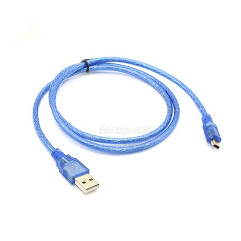 Mini USB T-port Flat MP3 Hard Disk Camera Car Navigation Data Cable Length 30cm