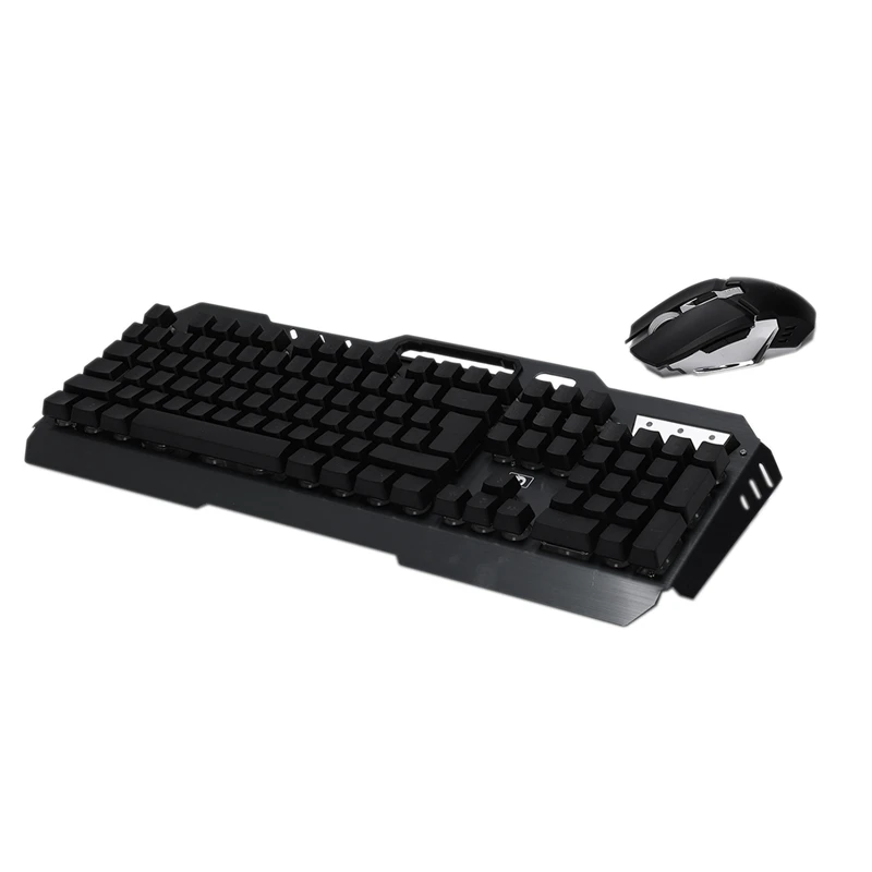 

K670 104 Keys Backlit Wired Gaming Keyboard Mouse Set Mechanical Keyboard Durable USB Keyboards Mice Combos