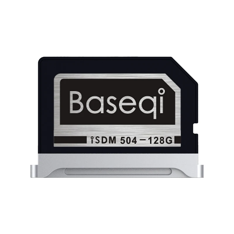 Алюминиевая карта памяти BaseQi Stealth Drive 128 ГБ/256 ГБ высокоскоростная SD для MacBook Pro Retina