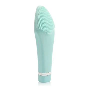 

-Facial Cleansing Brush Sonic Vibration Face Cleaner Silicone Deep Pore Cleaning Electric Waterproof Massage Soft