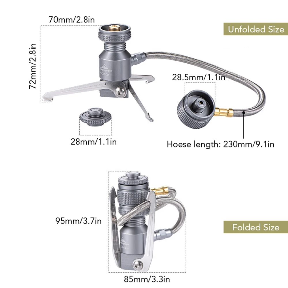 YUENWUZINIC Kanister Ständer Camping Gas Tank Halterung Stativ Canister  Ständer für Gas Tank Kanister Stativ Faltbare Canister Stand Halterung für