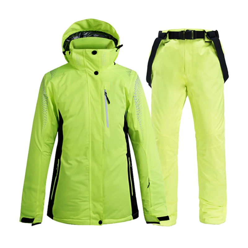 

Ski Suit Men Women Winter Thicken Warm Ski and Snowboarding Jackets&Pants Outdoor Sports Windproof Waterproof Snow Suit