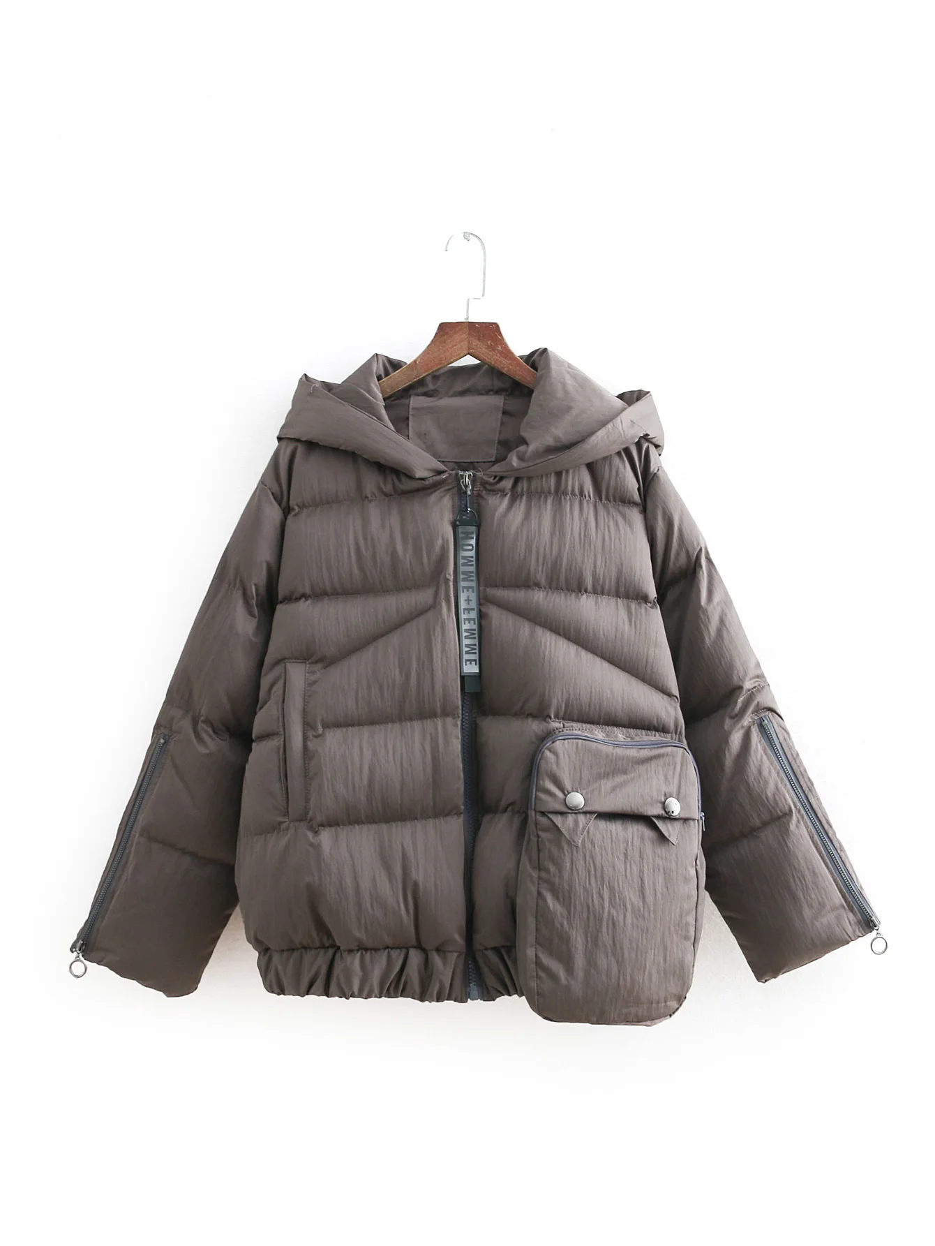 

2018 Western Style Autumn And Winter WOMEN'S Dress New Style Thick down Feather Cotton-padded Clothes WOMEN'S Quilted Cotton Coa