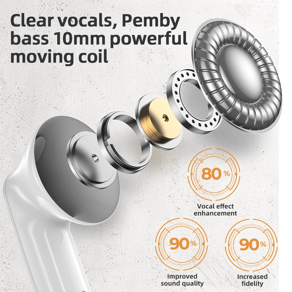 Joyroom T09 TWS Wireless Earphone HiFi Stereo