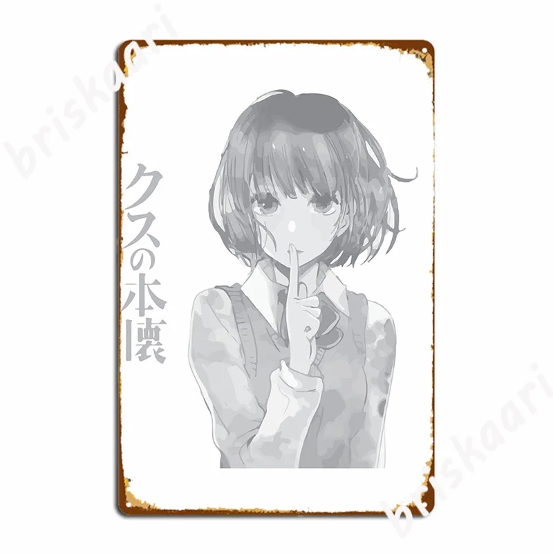 Kuzu No Honkai Metal Sign Custom Club Bar Wall Murale Wall Decor Tin Sign Poster