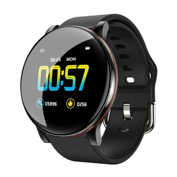 

Heart Rate Monitor Music Control IP67 Waterproof Smart Bracelet Fitness Tracker Alarm Clock Time Blood Pressure HD Touch Screen