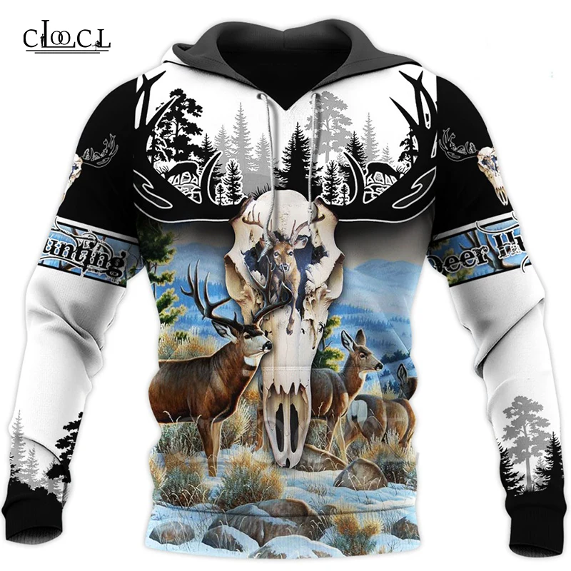 Мужская толстовка с 3D принтом CLOOCL модная Осенняя Толстовка в стиле Харадзюку