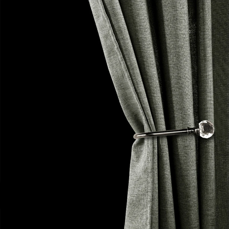 Japanese Imitation Flax Shower Curtains Waterproof Thick Solid Bath for Bathroom Bathtub Bathing Cover Rideau De Bain | Дом и сад