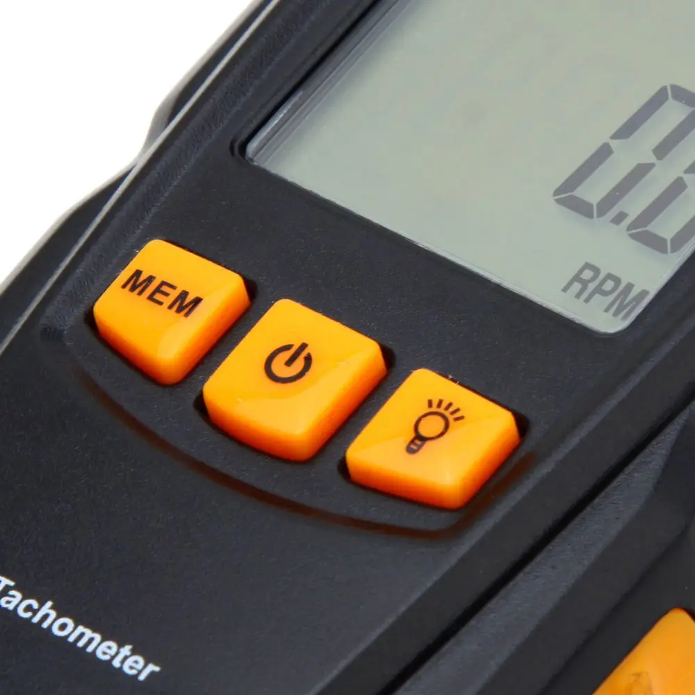 Lcd 2,5 до 99999 об/мин Бесконтактный цифровой тахометр TQ00084