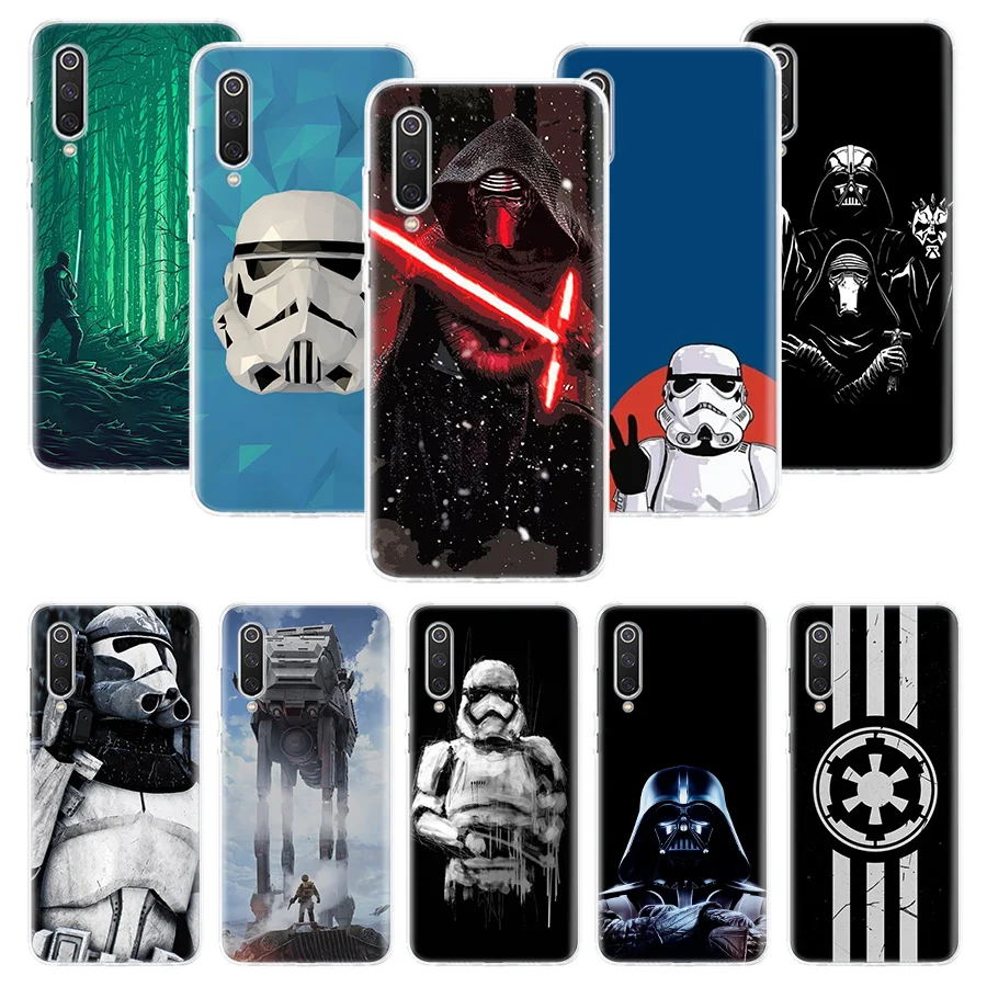 Star Wars Case for Xiaomi Redmi Note 7 8 Pro 8A 7A 5 5A 6A 4X S2 K20 MI 5X 6X 9 8 CC9 F1 Soft TPU Phone Cover