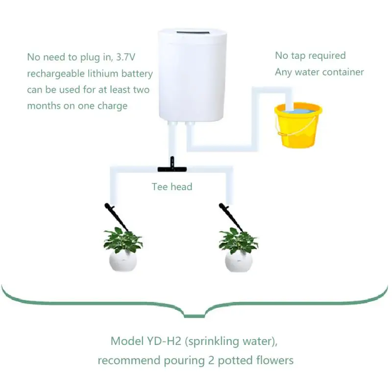 8/4/2 Head  Pump Timer System Outdoor Automatic Watering Pump Controller Flowers Plants Home Sprinkler Drip Irrigation Device 