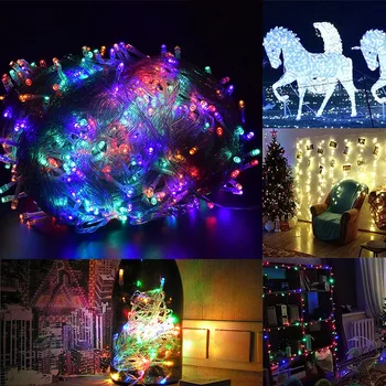

10M 100LED 220V Super Bright Fairy String Xmas Landscape Lamp Fairy Light Romantic Festival Yard Led Fairy Lights Xmas Lights