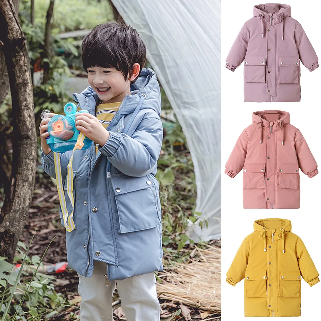 

Kids Boy Jacket 2019 Autumn Winter Jacket For Boys Coat Baby Warm Hooded Outerwear Coat Boy Clothing Children Down Parkas 20
