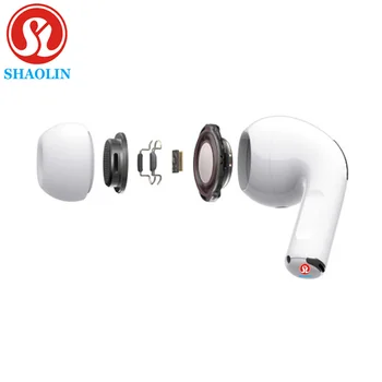 SHAOLIN-auriculares inalámbricos con Bluetooth y cargador, Mini auriculares deportivos para iPhone, Pods y Android