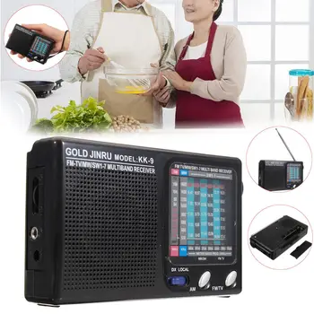 

LEORY Portable Full Band Radio FM Stereo Speaker MW SW Radio Receiver Shortwave Receiver