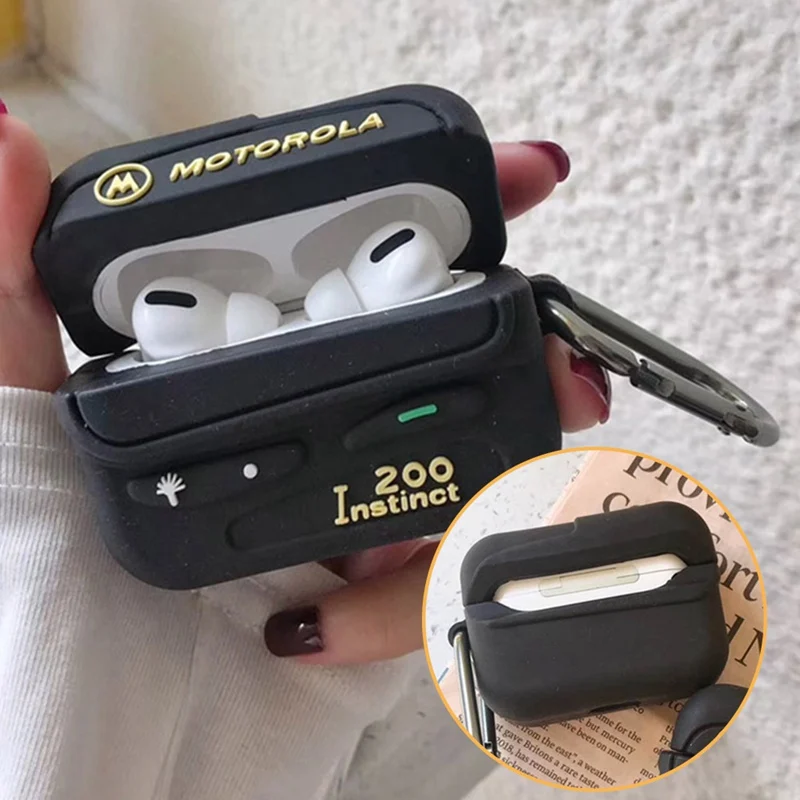 Ретро мода BB Bluetooth беспроводной силиконовый защитный чехол для Air-Pods 3 Аксессуары для airpods зарядный чехол для наушников