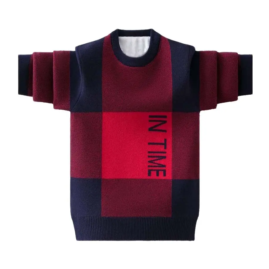 Children Clothing Kids Cotton Long Sleeve Sweaters Child Autumn Spring Jacket Baby Boys Tops 4-15 Y Boys O-neck Teenage Sweaters