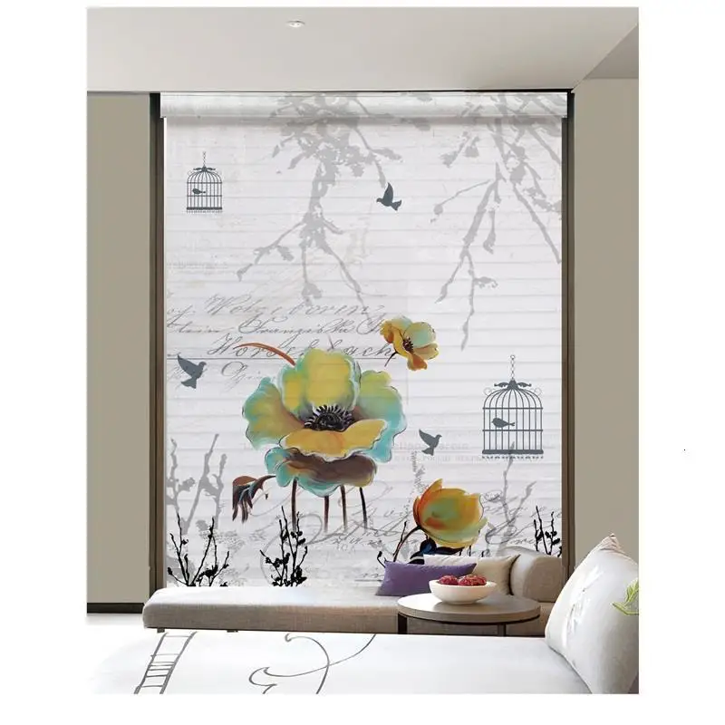 Version I Вертикальные оконные шторы для дома Percianas Para Ventanas Vouwgordijnen Estores Cortinas Persianas Rolgordijnen рулонные шторы - Цвет: Version I