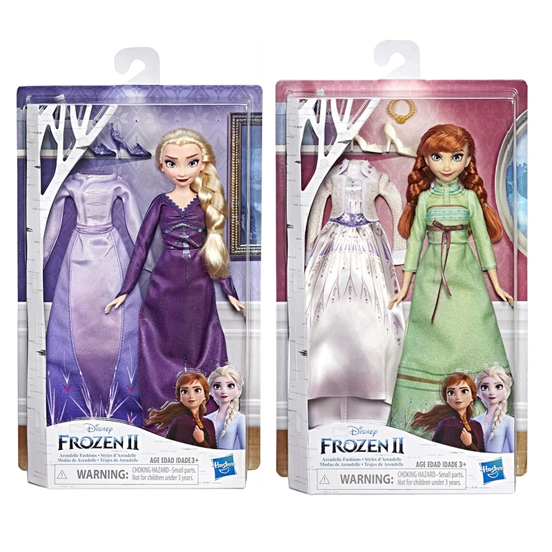 Hasbro disney Girls Frozen 2 Princess Dolls модная коллекция нарядная Эльза Анна девочки игрушка подарок