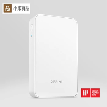 

Youpin jiyin Mobile phone photo printer bluetooth connect with 10pcs Printing paper high definition AR photo 1670 thousand color