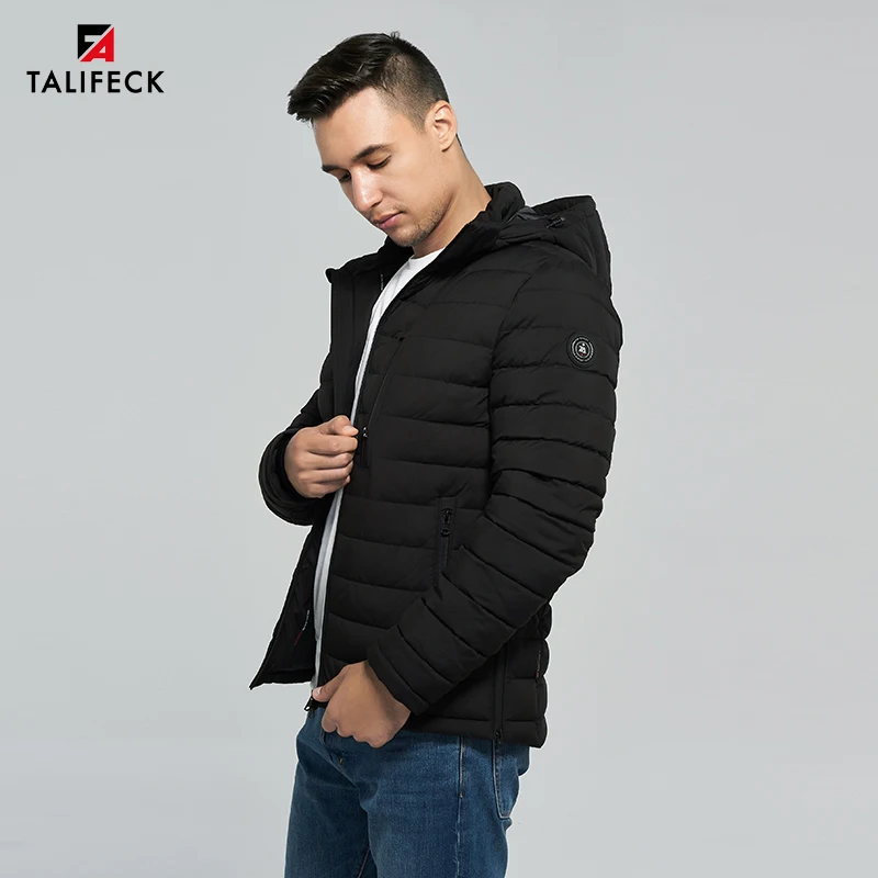 Men Winter Jacket Padded Jacket Hooded Thick Winter Coat Men Bio-based Cotton Fashion Black Jacket Big Size 6XL Russian